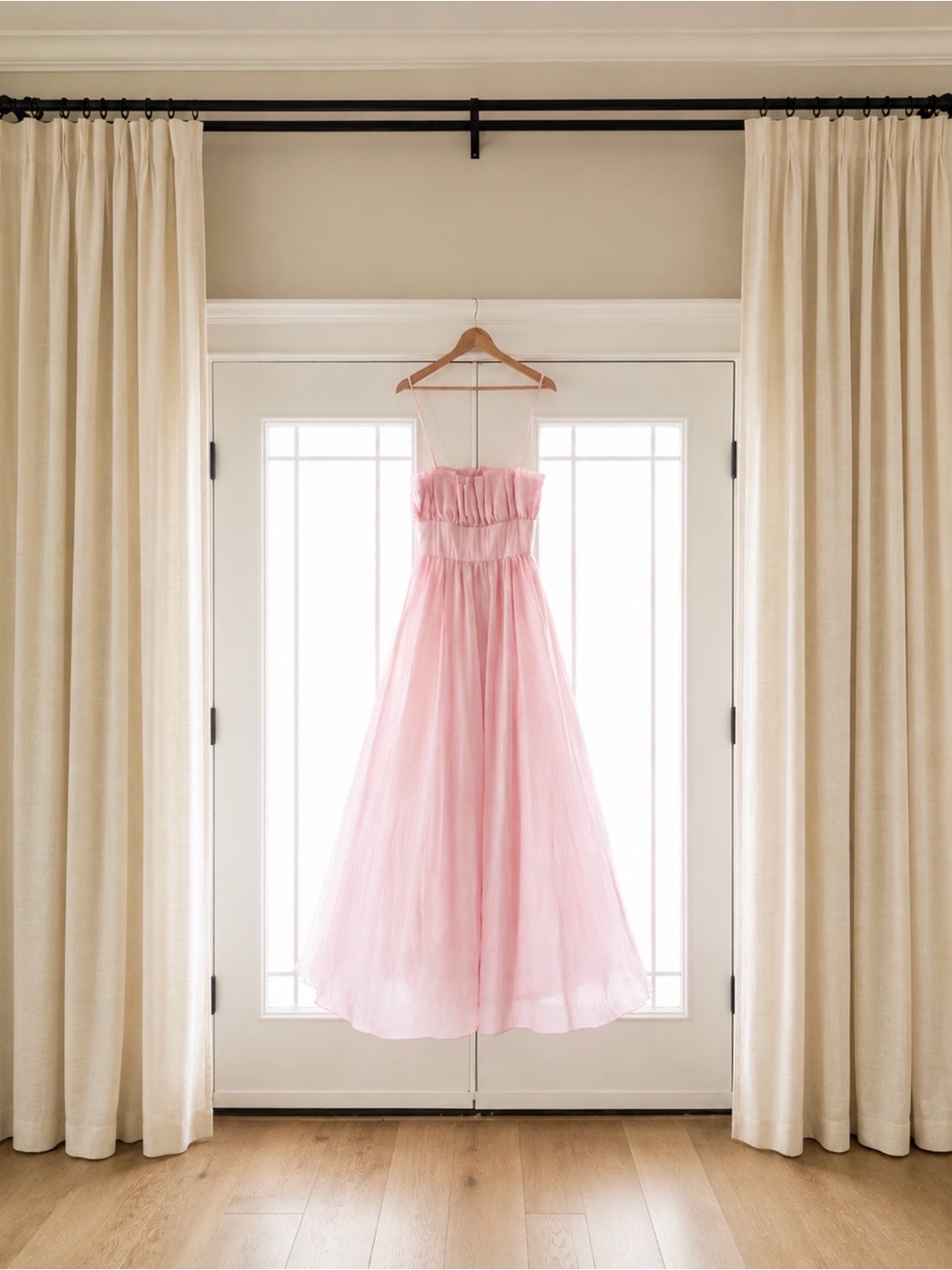 Antonio Melani Esperanza Strapless Maxi Dress Bubblegum Pink Size 4 - Picture 3 of 9